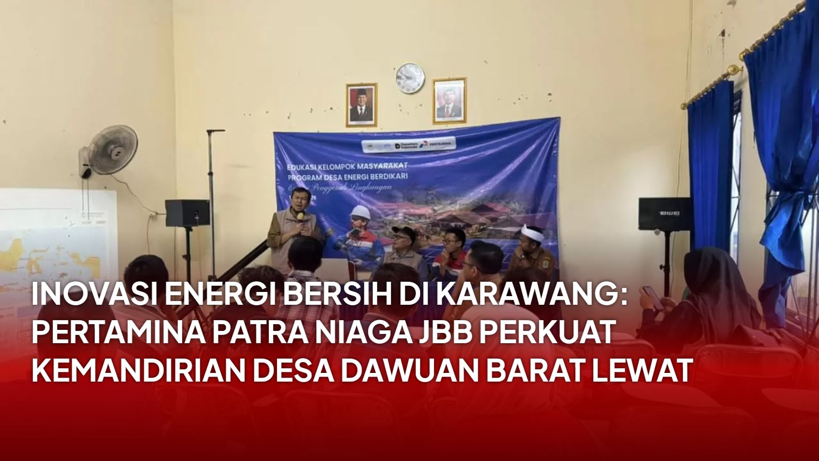 Inovasi Energi Bersih di Karawang: Pertamina Patra Niaga JBB Perkuat Kemandirian Desa Dawuan Barat Lewat PLTS