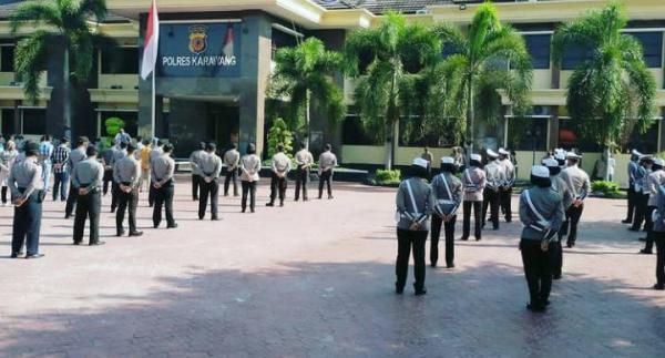 Polres Karawang Gelar Latpraops Ketupat Lodaya 2026 Guna Mantapkan Pengamanan Mudik - Foto 3