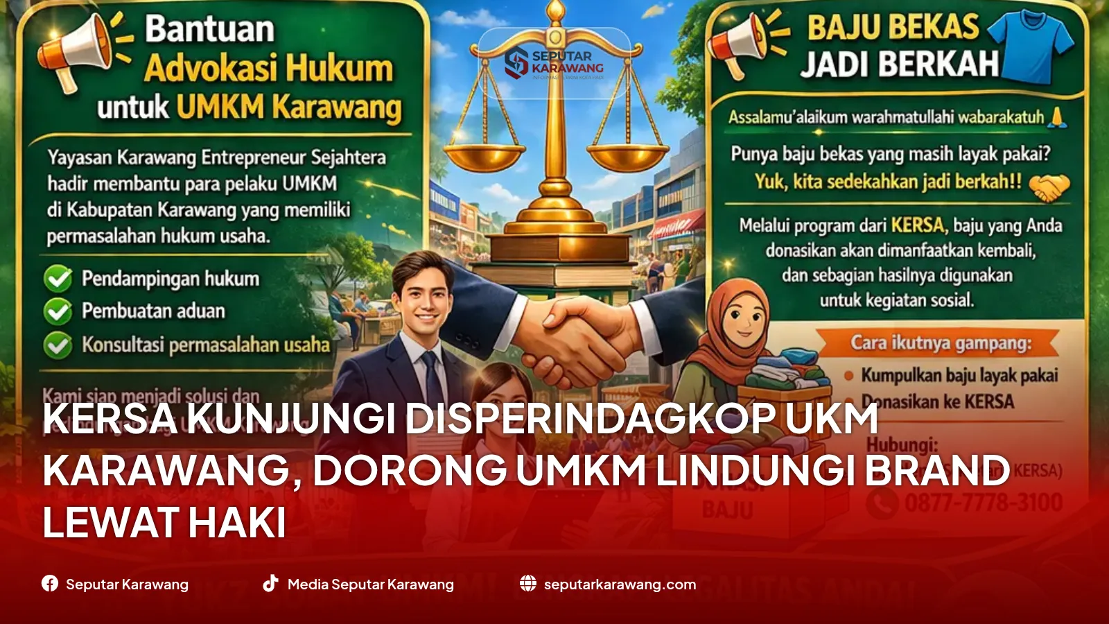KERSA 拜访卡拉旺 UKM 工贸部和合作社，鼓励中小微企业通过知识产权保护其品牌 - Foto 3