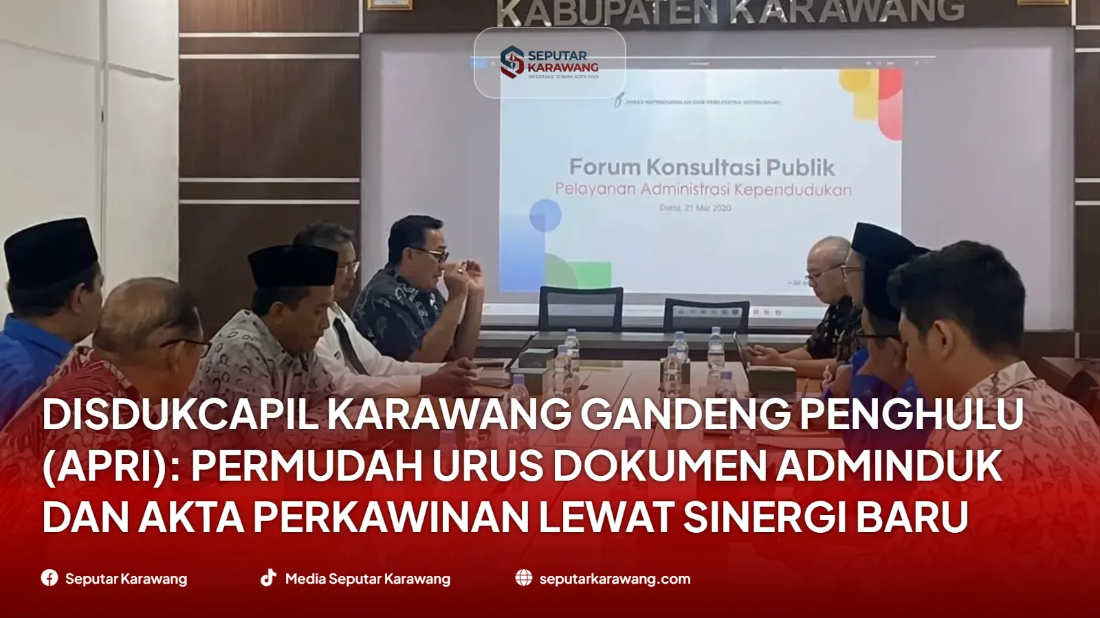Disdukcapil Karawang Gandeng Penghulu (APRI): Permudah Urus Dokumen Adminduk dan Akta Perkawinan Lewat Sinergi Baru