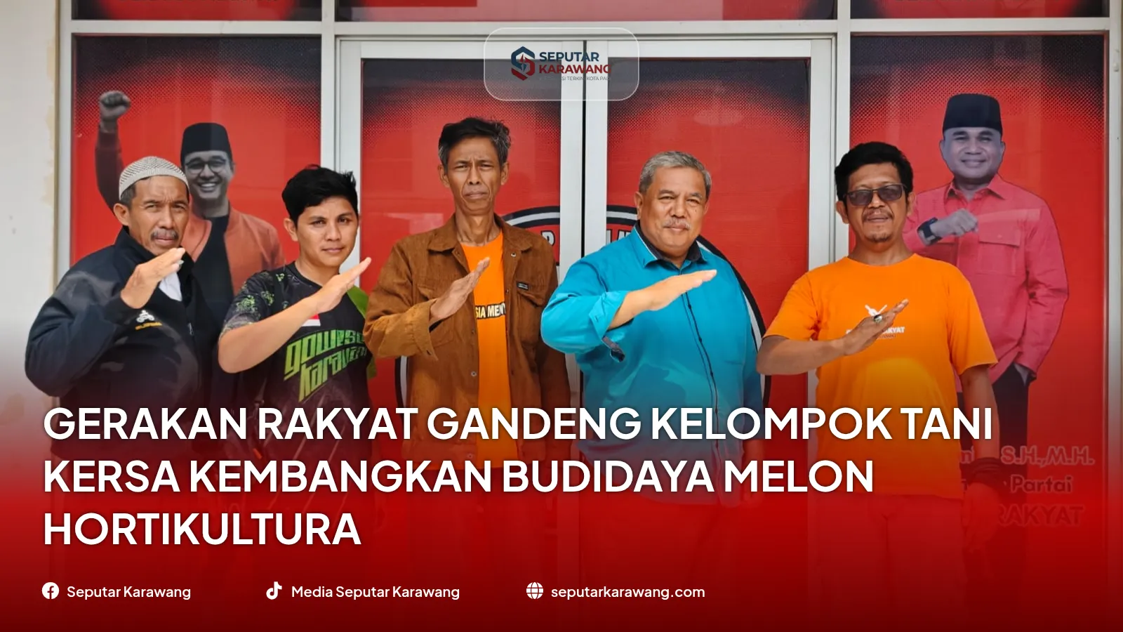 Gerakan Rakyat Gandeng Kelompok Tani KERSA Kembangkan Budidaya Melon Hortikultura