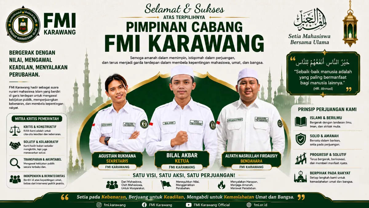 Sah! Bilal Akbar Terpilih Jadi Ketua FMI Karawang Terbaru - Foto 2