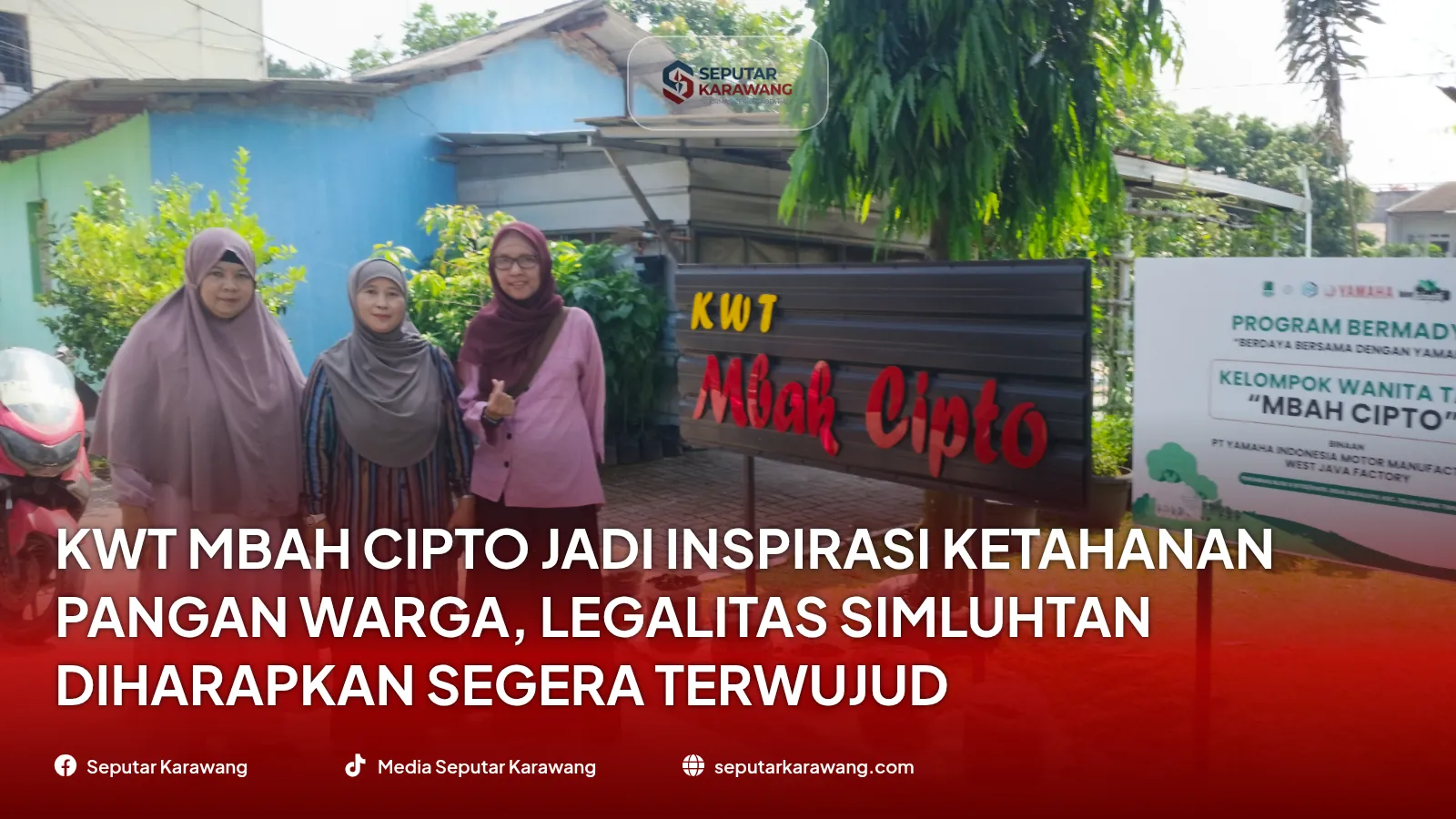 KWT Mbah Cipto Jadi Inspirasi Ketahanan Pangan Warga, Legalitas SIMLUHTAN Diharapkan Segera Terwujud