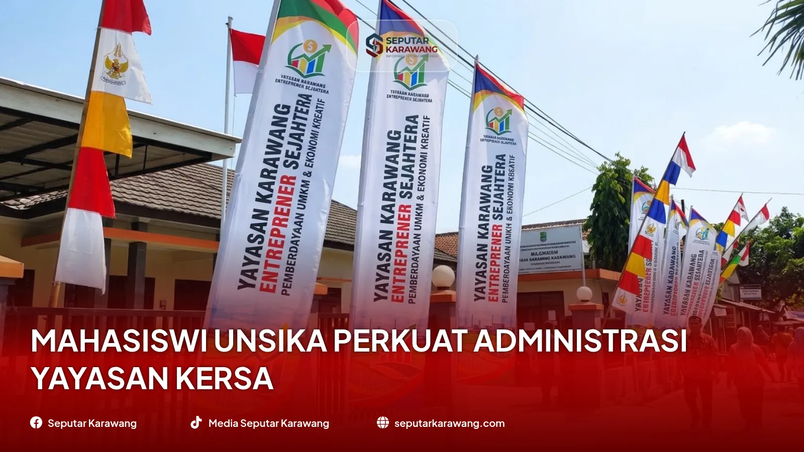 Unsika 农业技术学生 Lutfia Maulidia 准备加强 Karawang 企业家 Sejahtera 基金会的管理 - Foto 3