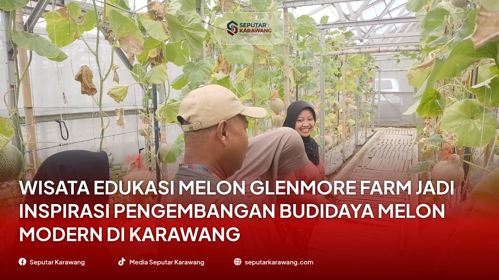 Glenmore Farm Melon Educational Tour Becomes Inspiration for Development of Modern Melon Cultivation in Karawang - Foto 2