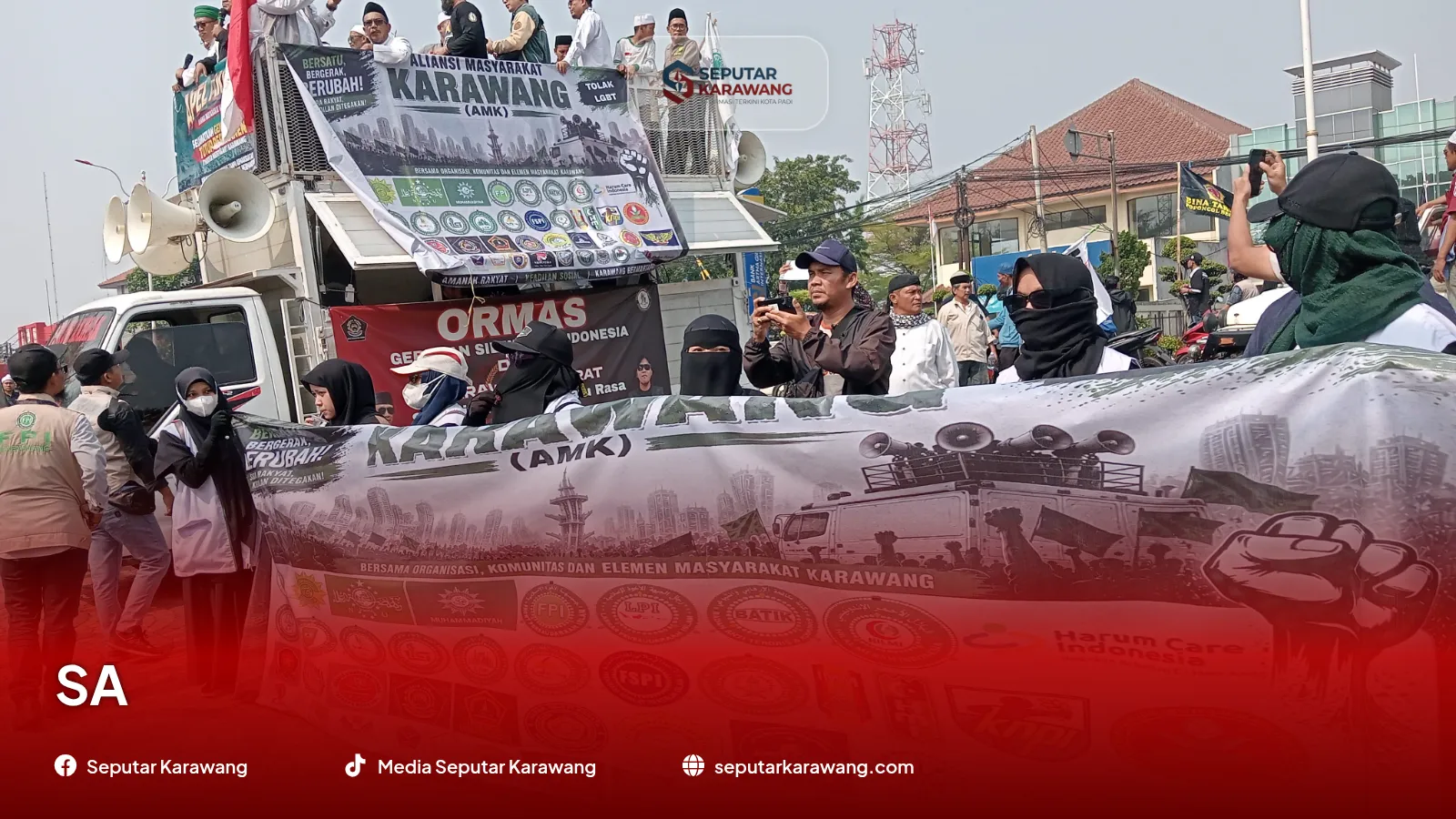 Demo Akbar di Karawang: THM Penyedia Fasilitas LGBT Resmi Ditutup Tanpa Batas Waktu!