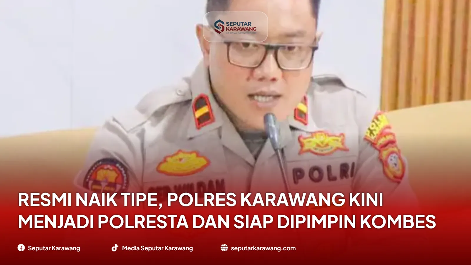 공식적으로 업그레이드된 카라왕 경찰은 이제 경찰서로서 경찰청장이 지휘할 준비가 되었습니다.