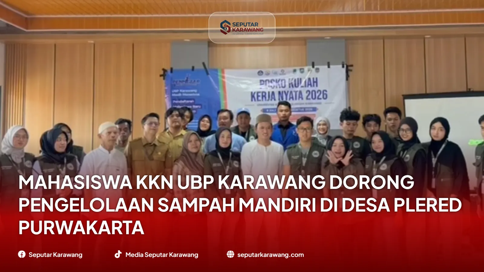 Mahasiswa KKN UBP Karawang Dorong Pengelolaan Sampah Mandiri di Desa Plered Purwakarta