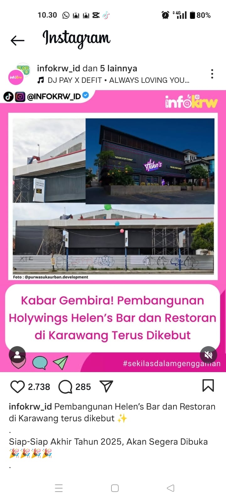 WOW! Isu Holywings Karawang Rame Lagi: Pembangunan Diduga Helen's Bar di Karawang Theatre Lanjut Tanpa Izin, MUI dan Ormas Tuntut Pemkab Tegas