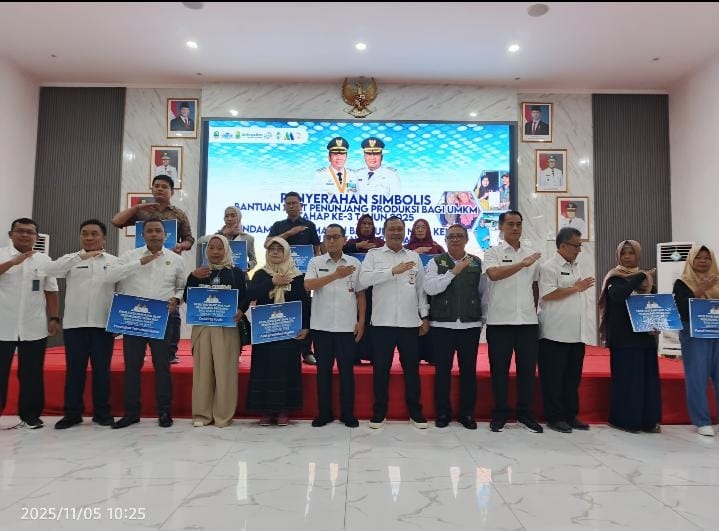 Pemkab Karawang Serahkan Bantuan Alat Produksi kepada 420 Pelaku UMKM, Dorong Usaha Lokal Naik Kelas