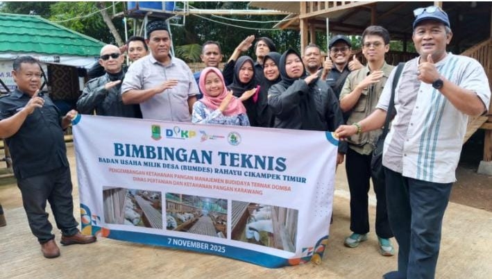 Cikampek Timur Gelar Bimtek Peternakan Domba, untuk Meningkatkan Kapasitas Peternak Lokal