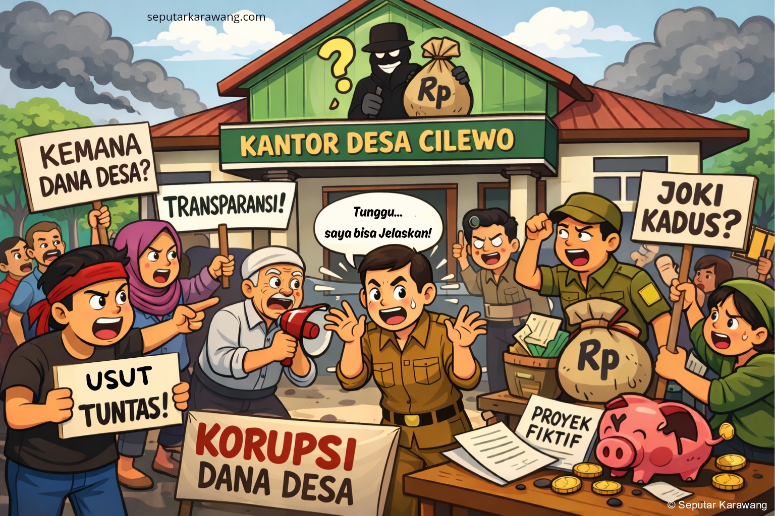 Audiensi Panas di Desa Cilewo, Warga Soroti Program Desa dan Dugaan Penyelewengan