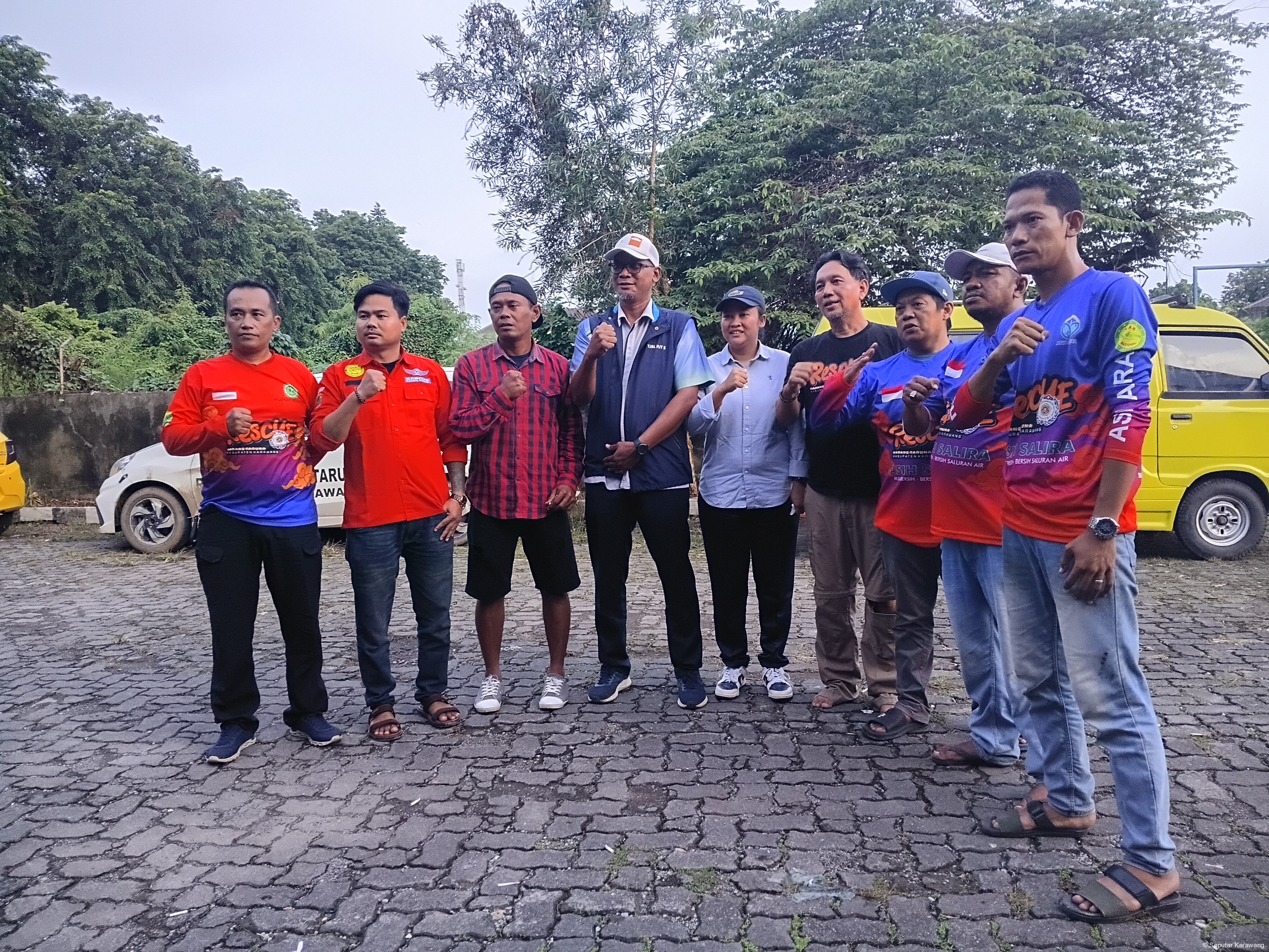 Ketua Umum Rescue Karang Taruna Karawang Apresiasi Donasi PJT II untuk Korban Banjir