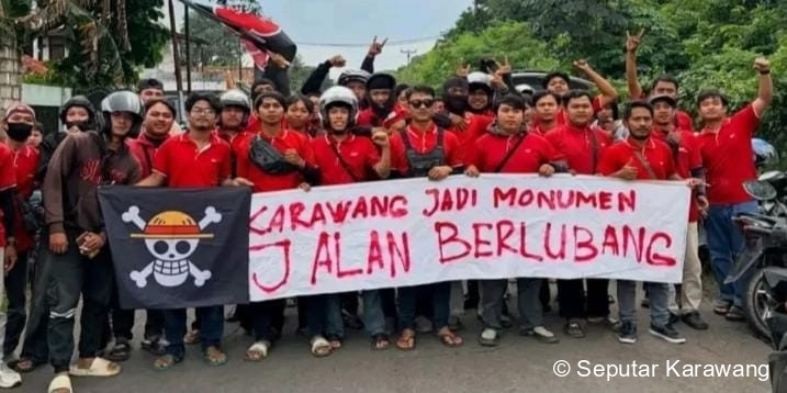 Aspal Berlubang, Nyawa Terancam: Mahasiswa Karawang Desak Pemerintah Bertindak