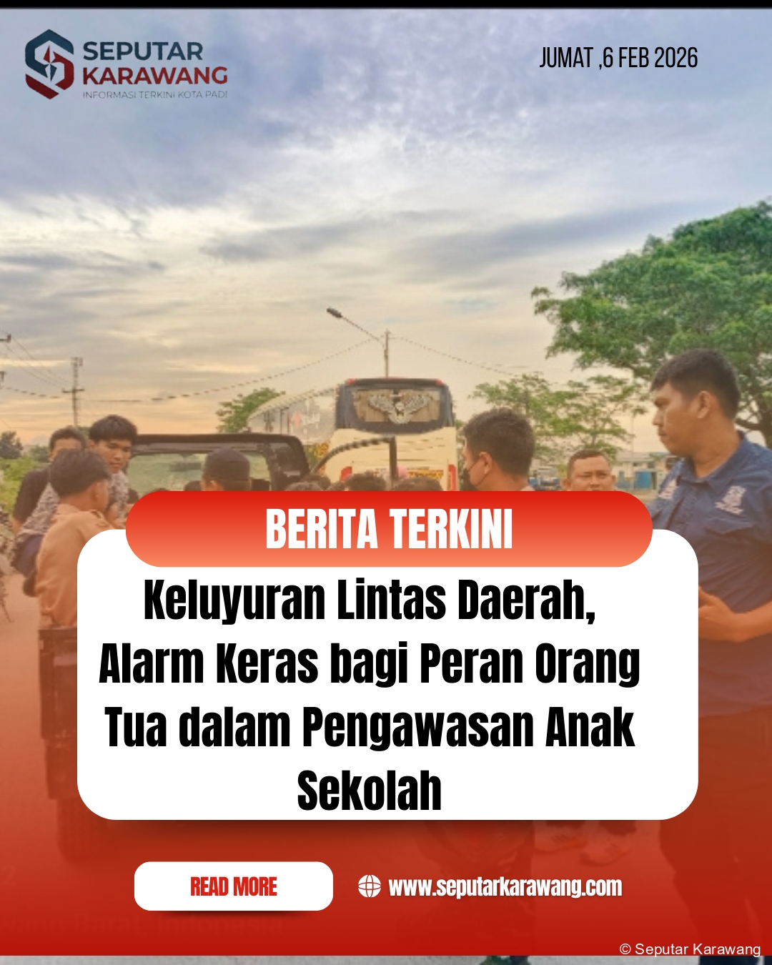 Keluyuran Lintas Daerah, Alarm Keras bagi Peran Orang Tua dalam Pengawasan Anak Sekolah