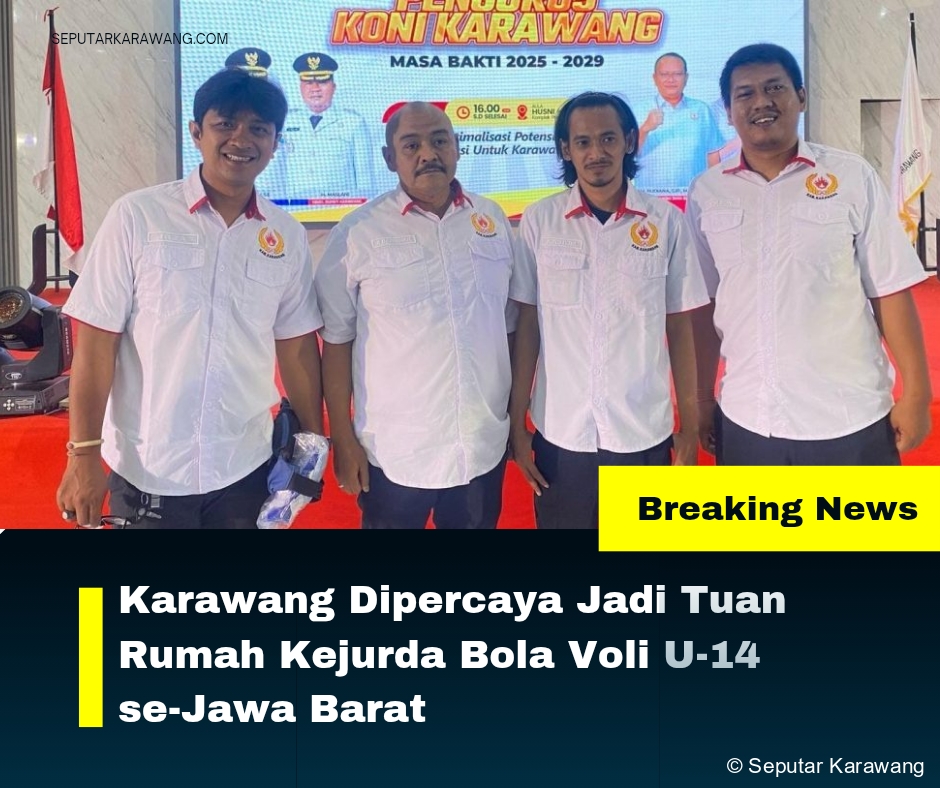 Karawang Dipercaya Jadi Tuan Rumah Kejurda Bola Voli U-14 se-Jawa Barat